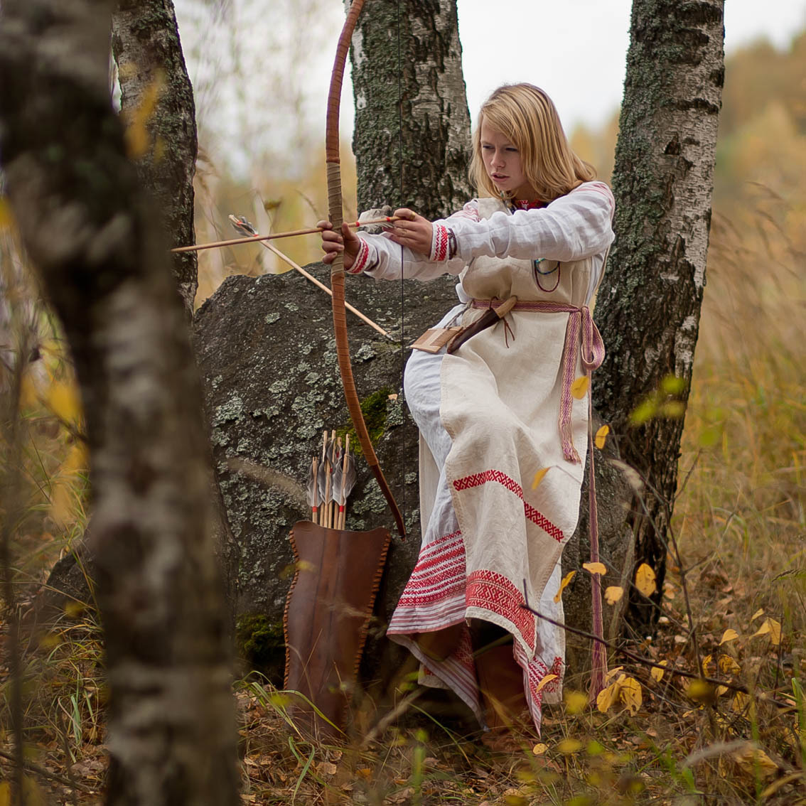 Sexy photo Girls in Slavic costumes in Denizli